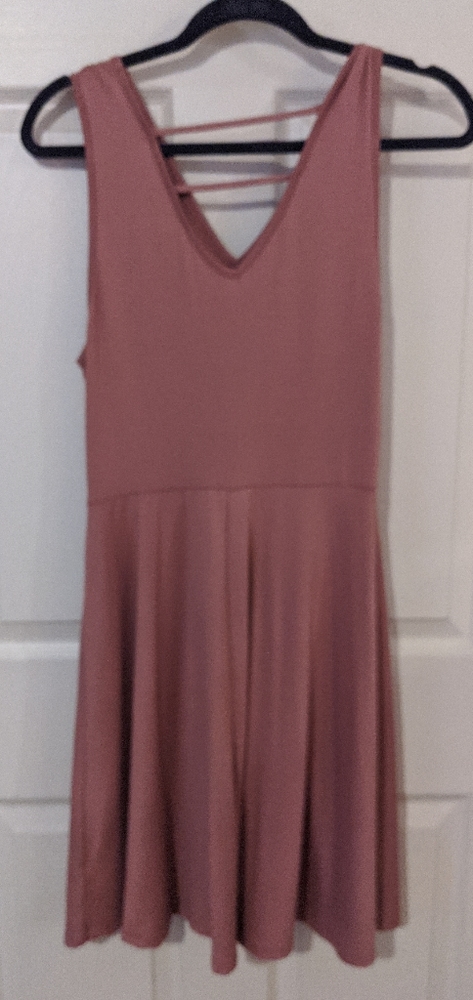 Muave/Rose Sleeveless Dress